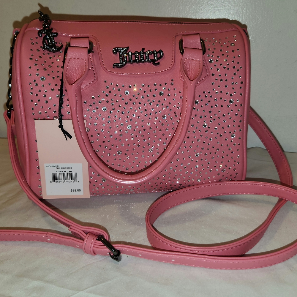 Juicy Couture Pink Sparkle Satchel